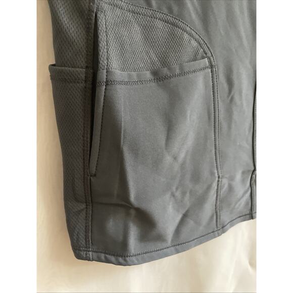 Scrubstar Woman's Active V-Neck Scrub Top Size X-Small NEW Work‎ Black Dark Grey - Picture 5 of 6